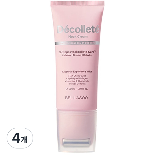 종근당건강 벨라수 데콜테 넥크림 50ml (4개)