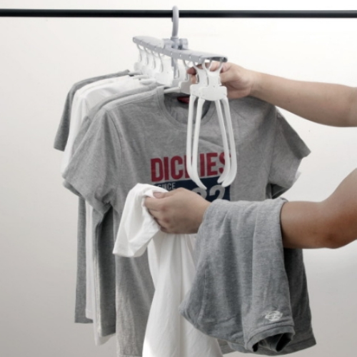 솔리드 접이식 옷걸이