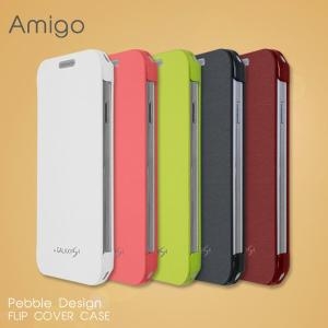 Amigo 갤럭시S4전용 페블 가죽플립케이스