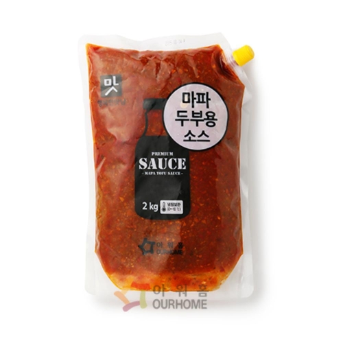 행복한맛남 마파두부용 소스2k / 대용량 소스 양념 +불닭김 1개