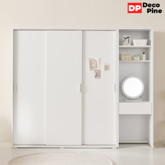 그란 슬라이딩 옷장 S세트 2400