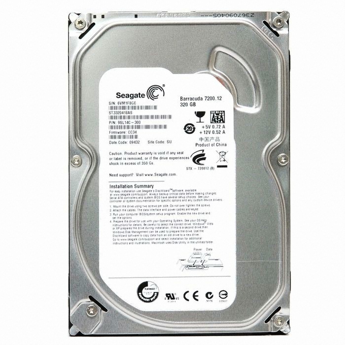 Seagate BarraCuda 7200.12 SATA2/7200/16M (ST3320418AS, 320GB)_이미지