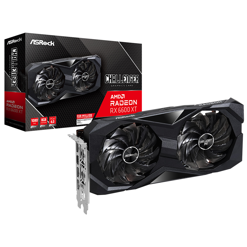 ASRock �󵥿� RX 6600 XT CHALLENGER D OC D6 8GB ������