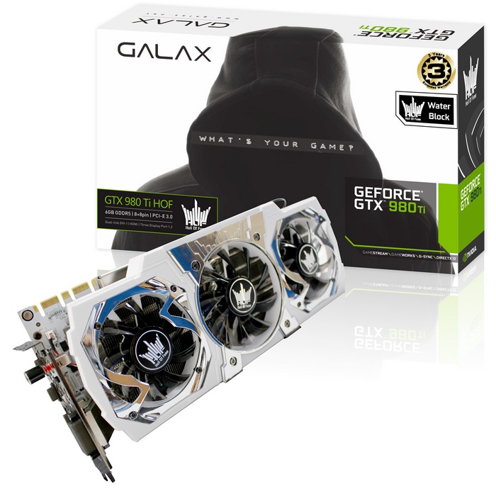 ������ GALAX ������ GTX980 Ti Hall Of Fame D5 6GB Water Block