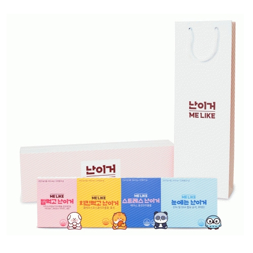 엘솔컴퍼니 ME LIKE 난이거 4종 세트 (1개)