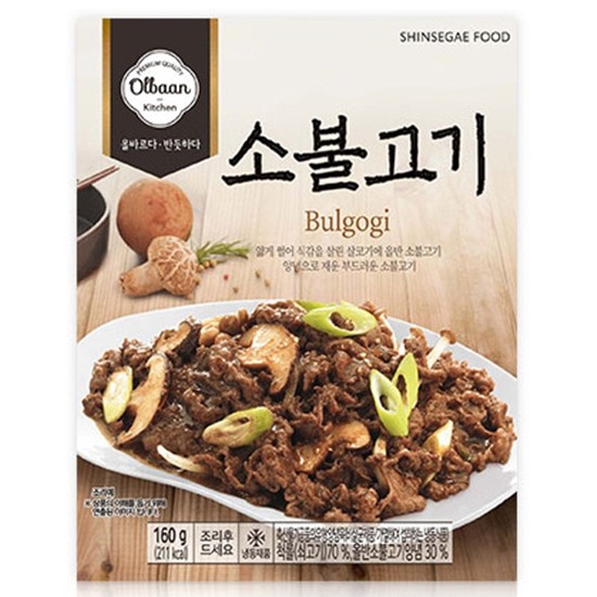 신세계푸드 올반 양념 소불고기 160g (3개)_이미지