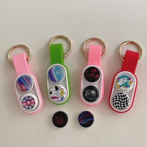 셀러허브 팝퍽자석키링 팝퍽 피젯 토이 스피너 마그네틱 팝잇 스트레스해소 장난감 S41376062