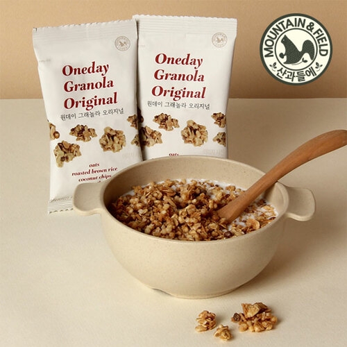 산과들에 원데이 그래놀라 오리지널 20g (100개)_이미지