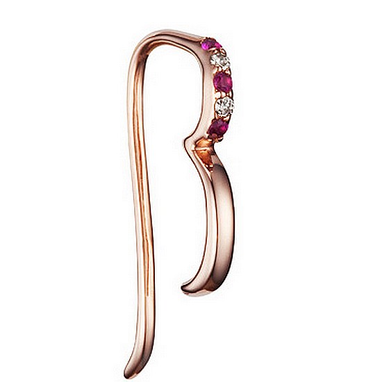 디디에두보 키스미 한쪽귀걸이 JDKERVS597R_이미지