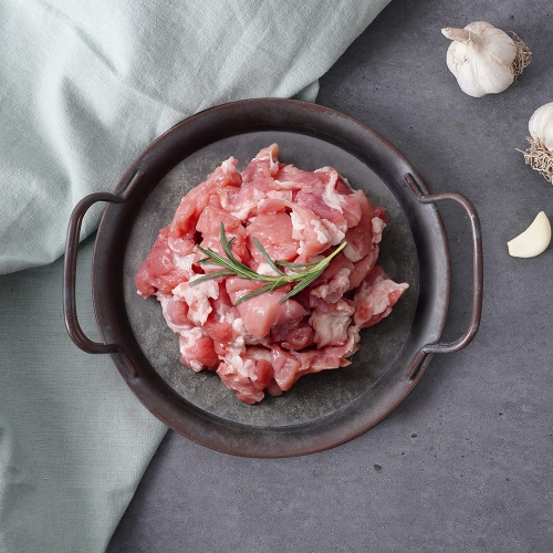 보성녹돈 한돈 뒷다리살 찌개용 400g 4팩_이미지