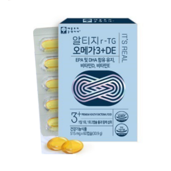애플트리김약사네 알티지 오메가3+DE 60캡슐 (1개)_이미지