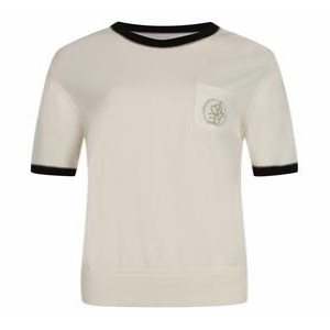 아날도바시니 배색 포켓 반팔 니트 AX07KP21M