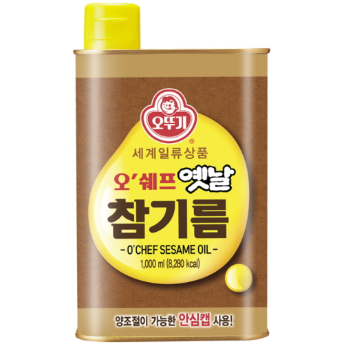 오쉐프 옛날 참기름 1L (8개)_이미지
