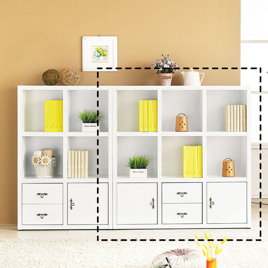 데코마인 아들린 3단 서랍책장 (120cm)_이미지