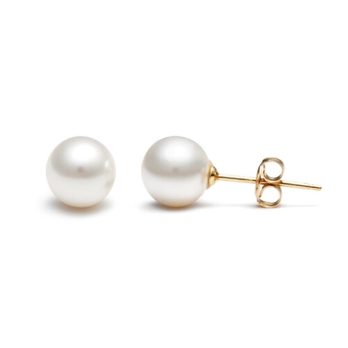 에비뉴다이아몬드 14K 아코야 해수진주 귀걸이 7.5mm AAA+급