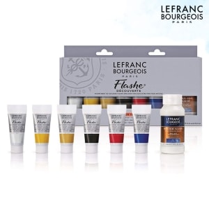 르프랑 플래쉬 <b>아크릴</b>물감 20ml 6색세트+매트바니쉬