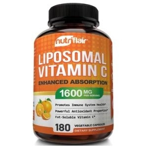 뉴트리플레어 리포조말 리포좀 비타민C 1600mg 180캡슐 (3개)_이미지