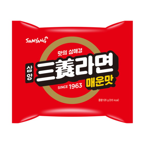 삼양식품 삼양라면 매운맛 120g