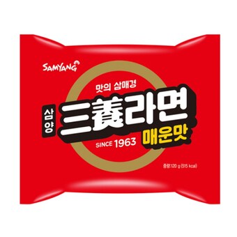 삼양식품 삼양<b>라면</b> 매운맛 120g