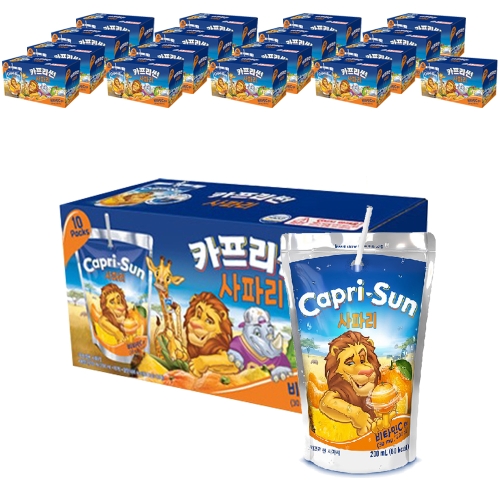 농심 카프리썬 사파리 200ml (180개)_이미지