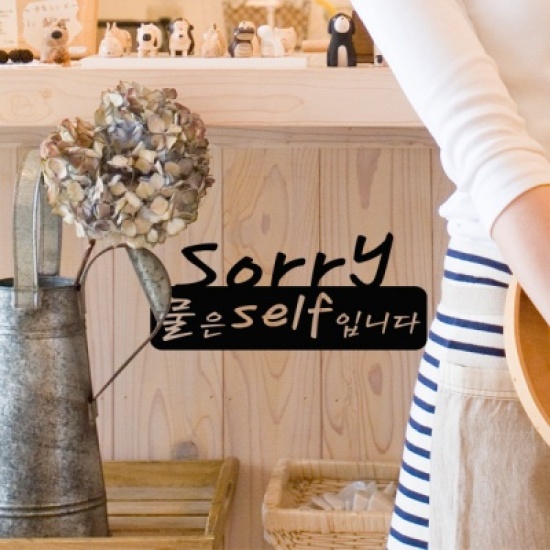 ch251 sorry물은셀프입니다 소형 포인트스티커