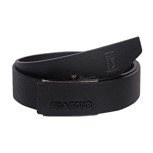 PGA골프 천연 소가죽 로고 자동 프리사이즈 벨트