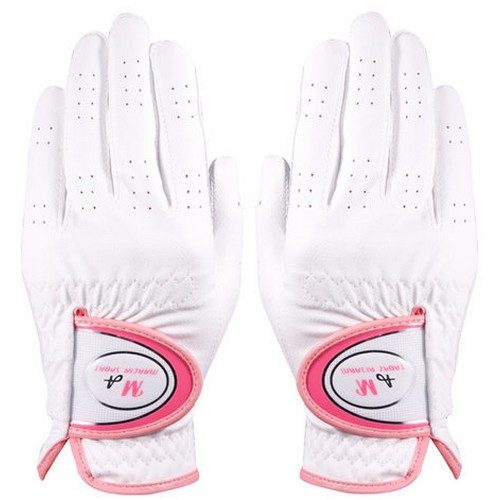 마르시아 에어홀 반양피 여성용 골프장갑 양손 (1개)_이미지