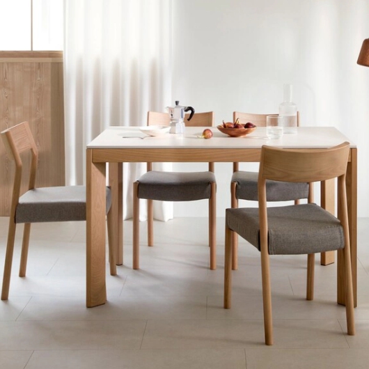 일룸 블릭 세라믹 식탁 1200 (핀의자4개)_이미지