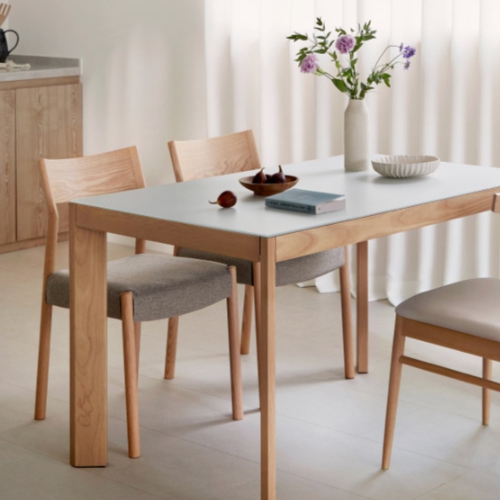 일룸 블릭 세라믹 식탁 1200 (핀의자4개)_이미지