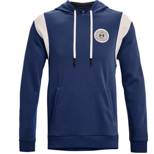 언더아머 UA 라이벌 플리스 알마 메이터 후디 1373829 (404, 블루)