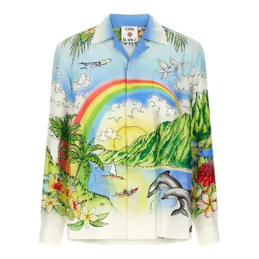 ī�����ī Casablanca Shirts Long Sleeve SS26 MSP26SH00605 7124617 2JP13