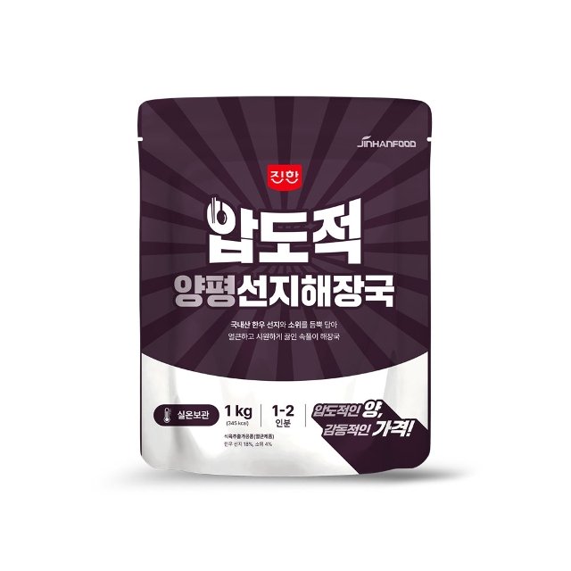 진한식품 압도적 양평선지해장국 1kg (1개)_이미지