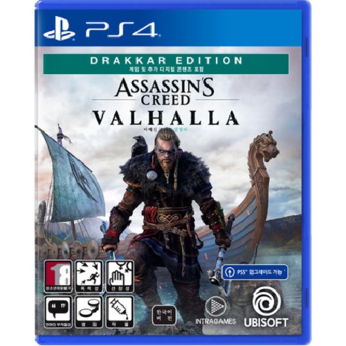 어쌔신 크리드: 발할라 PS4 중고,드라카에디션,한글판_이미지