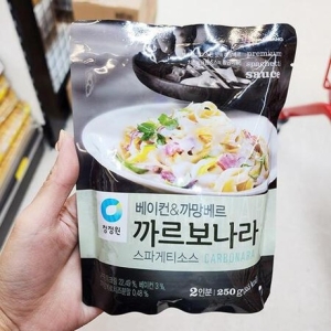 대상 청정원 베이컨&까망베르 까르보나라 스파게티소스 250g (2개)