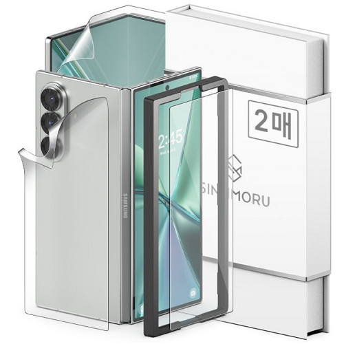 신지모루 갤럭시Z 폴드7 자가복원 TPU 전면 강화유리+내부+후면 보호필름