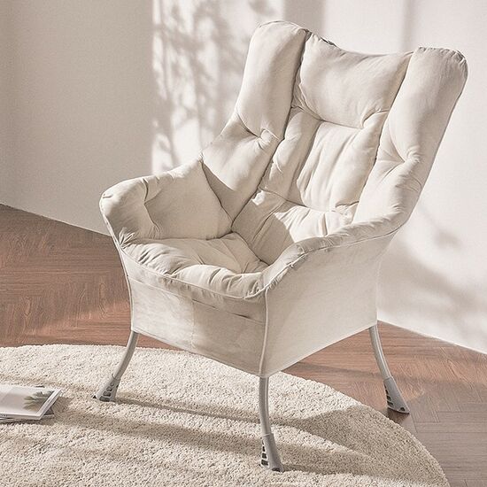 캠프밸리 릴렉스 밀란 패브릭 소파 1인용 (스툴별도)_이미지