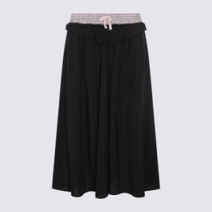 메종마르지엘라 깅엄 플리츠 플로위 스커트 S51ME0034 S7663290