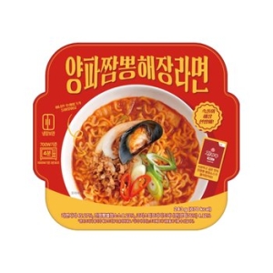 뚠뚠푸드 양파 짬뽕 해장라면 243g (6개)