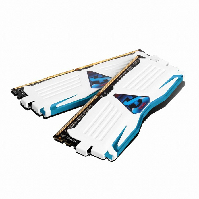 GeIL DDR4-2400 CL15 SUPER LUCE WHITE 블루 패키지 (8GB(4Gx2))_이미지