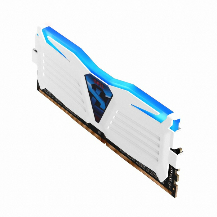 GeIL DDR4-2400 CL15 SUPER LUCE WHITE 블루 패키지 (8GB(4Gx2))_이미지