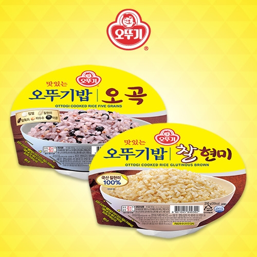 오뚜기 오뚜기밥 오곡 210g 6개 + 찰현미 210g 6개