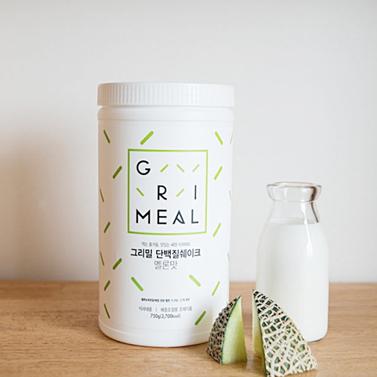 그리밀 단백질쉐이크 멜론맛 750g (1개)_이미지