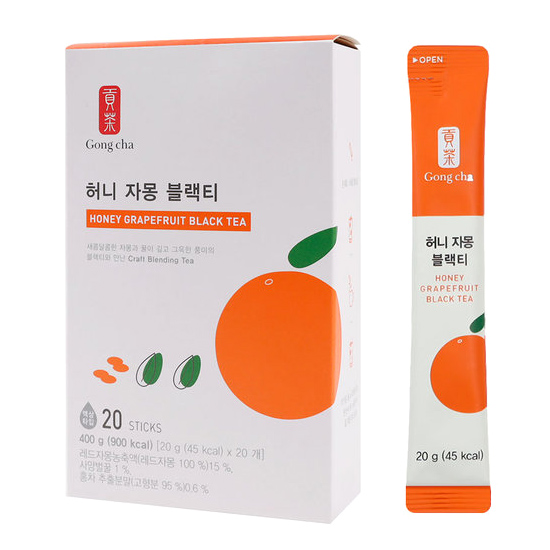 공차 허니 자몽 블랙티 20개입 (3개)_이미지