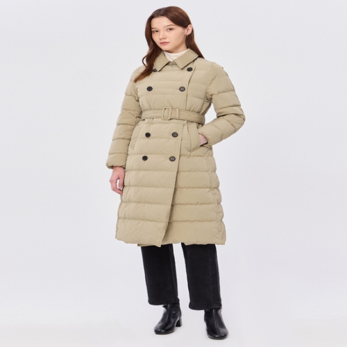 헤지스레이디스 여성 트렌치형 벨티드 롱 중량다운 점퍼 WSJU4D922CM이미지입니다. 누르면 해당 게시물로 새창이동합니다.