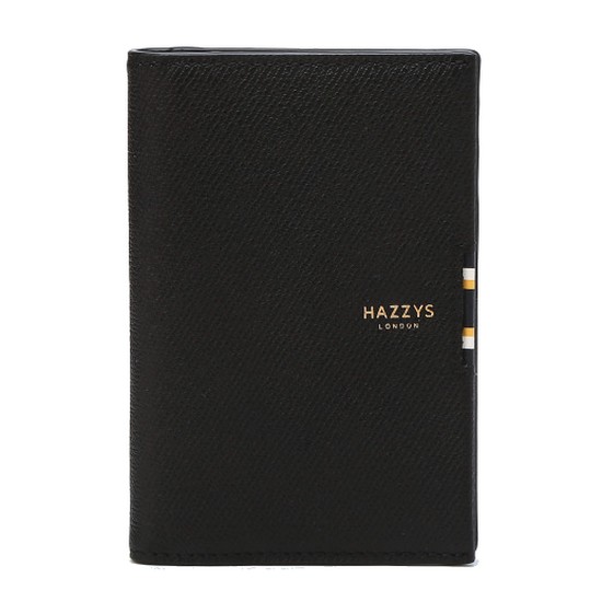 블랙 로고배색 소가죽 카드지갑 HJHO4E504BK