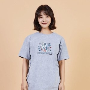 키밍 AI 커스텀티 남자흰반팔티 화이트반팔 W722B53_이미지