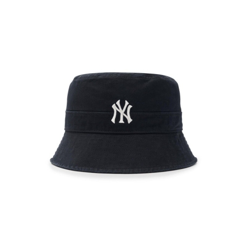 MLB 베이직 원포인트 워싱 버킷햇 3AHTB035N-50BKS_이미지