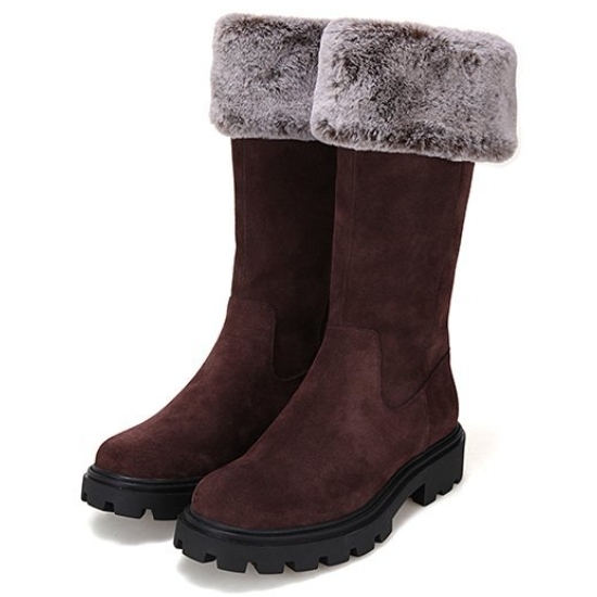 바바라앤코 바바라 소가죽 투웨이 퍼 롱부츠 BBG853 (BR, 브라운)