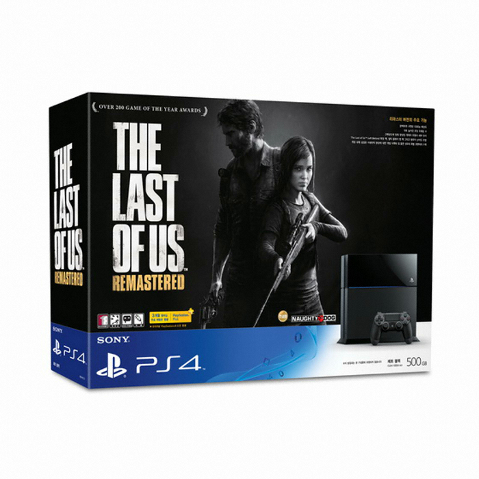 SIE 플레이스테이션 4 500GB CUH-1005 게임 번들 병행수입 (더 라스트 오브 어스,북미판)