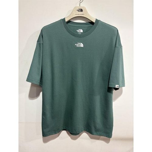 센터 로고 반팔 라운드티 NT7UR03L